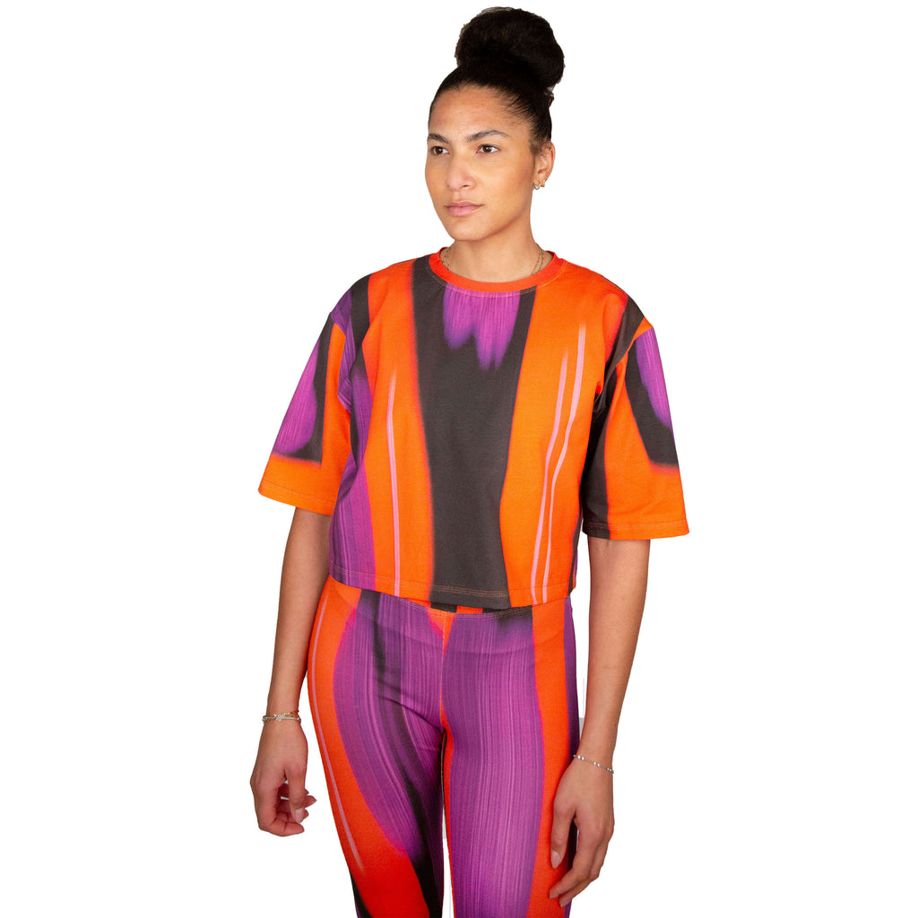 crop top // floripa print