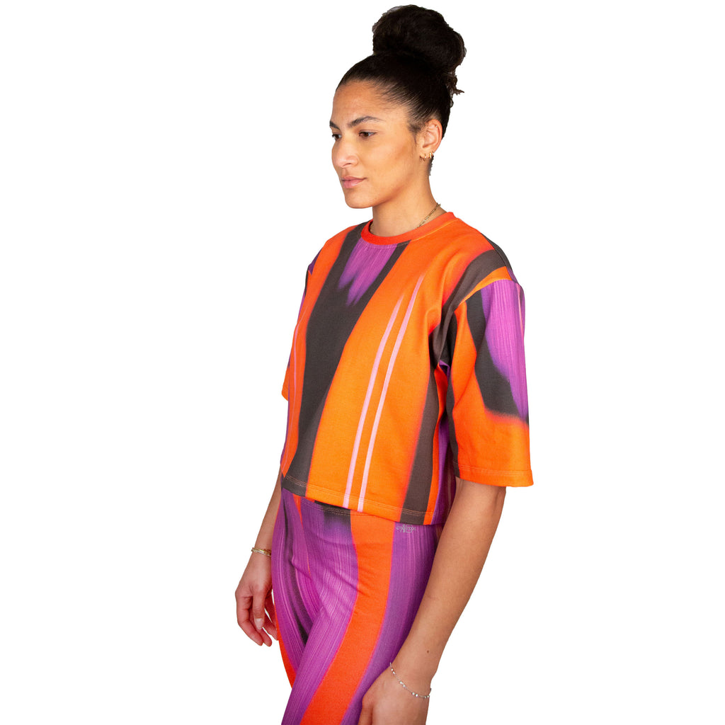 crop top // floripa print