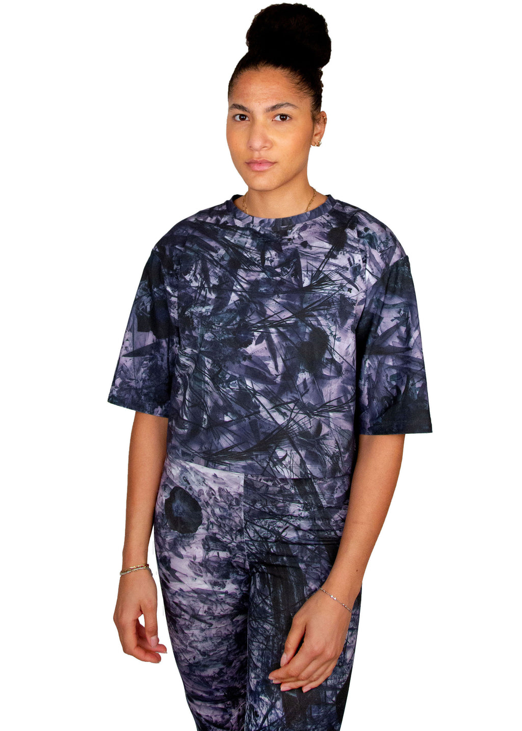 crop top // tobiume print