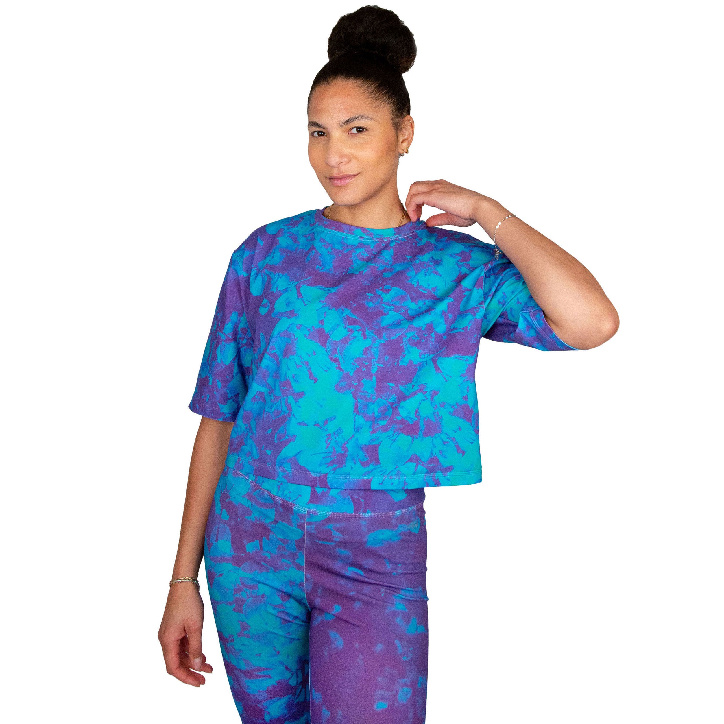 crop top // avril print