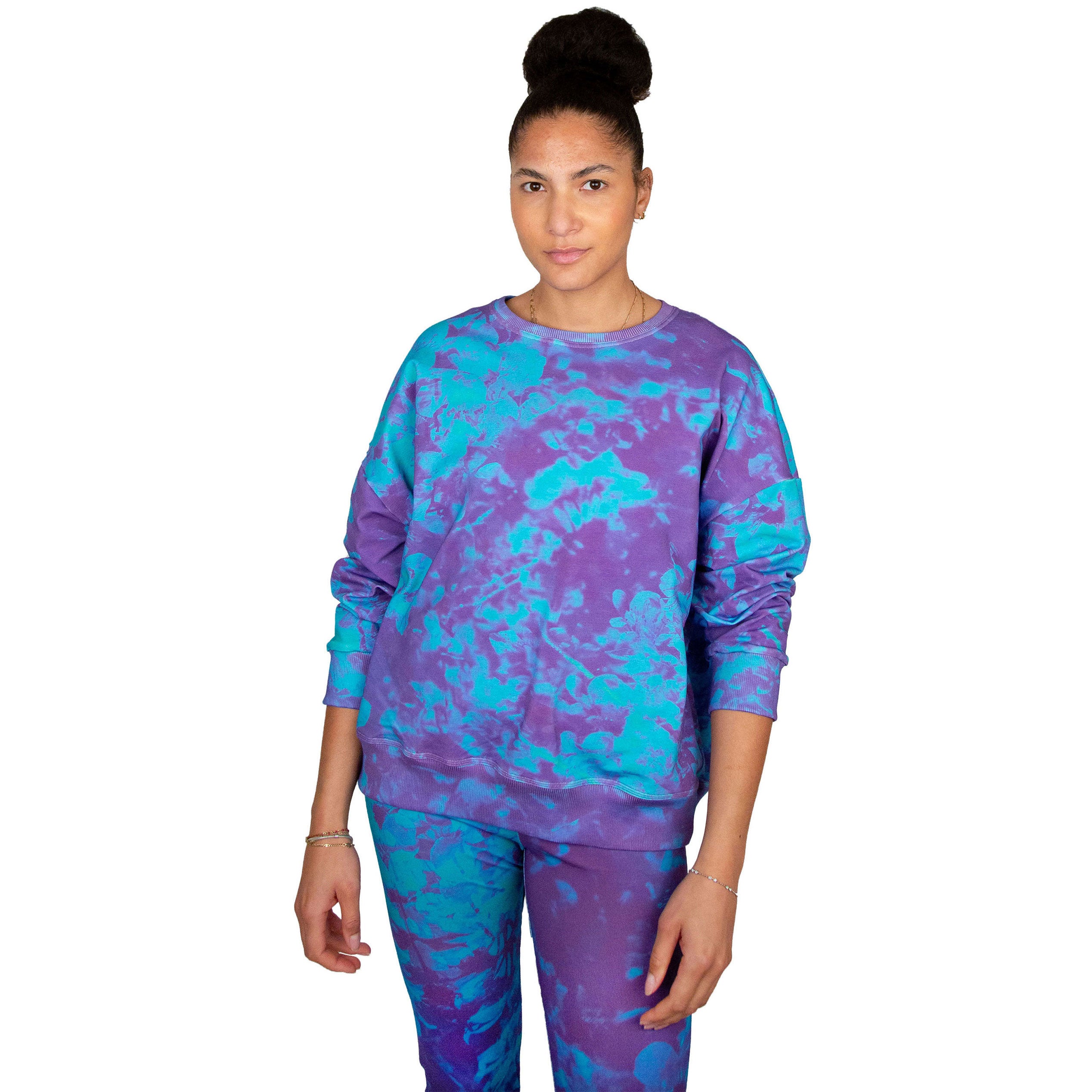 terry sweater // avril print