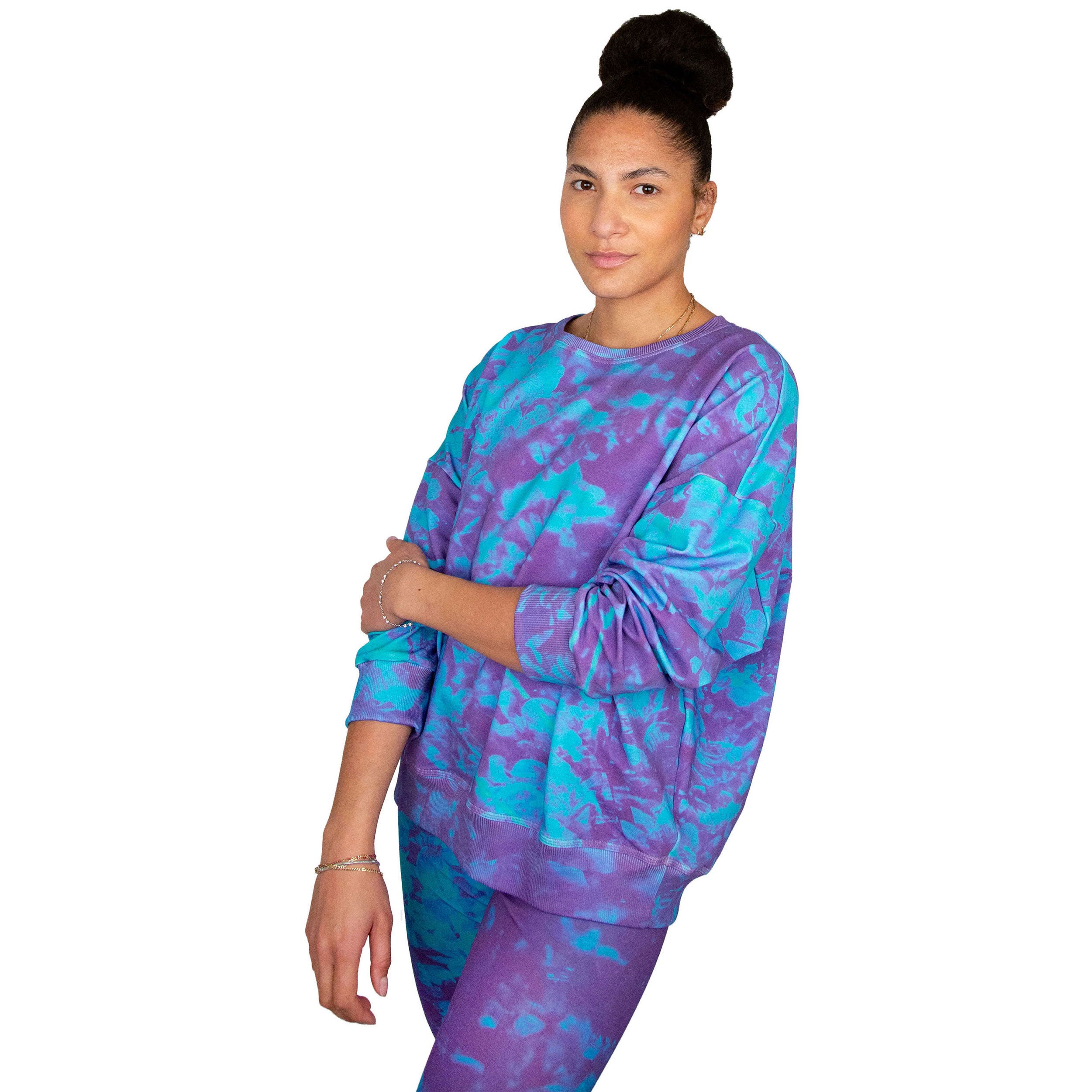 terry sweater // avril print