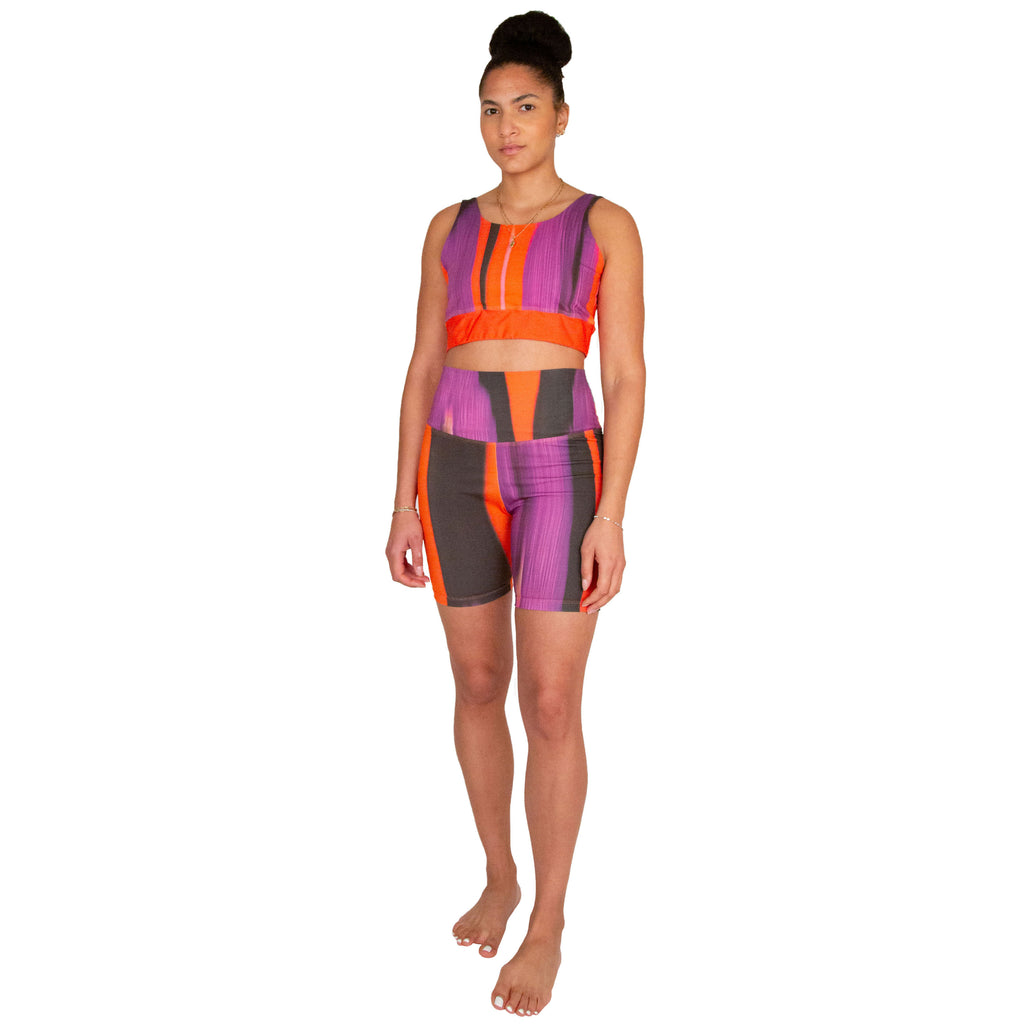 short leggings // floripa print