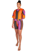 crop top // floripa print