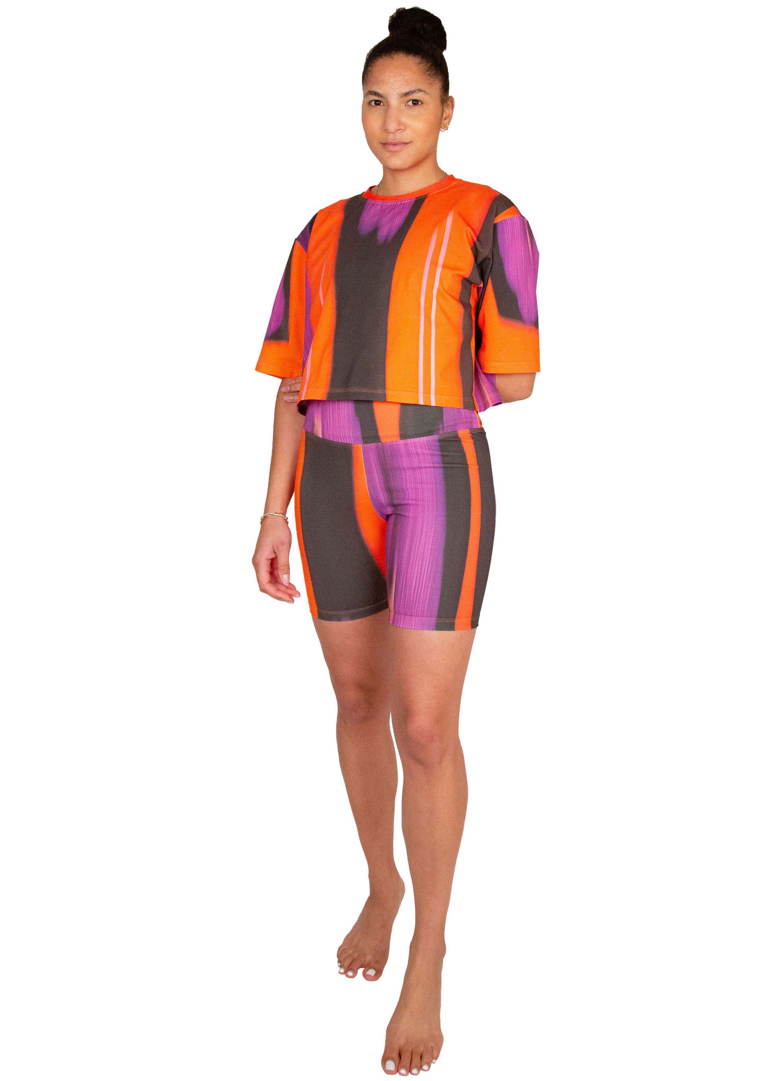 crop top // floripa print