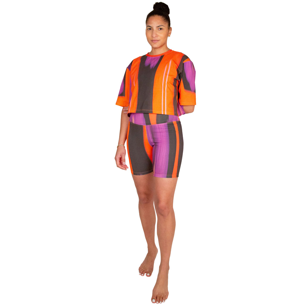 crop top // floripa print