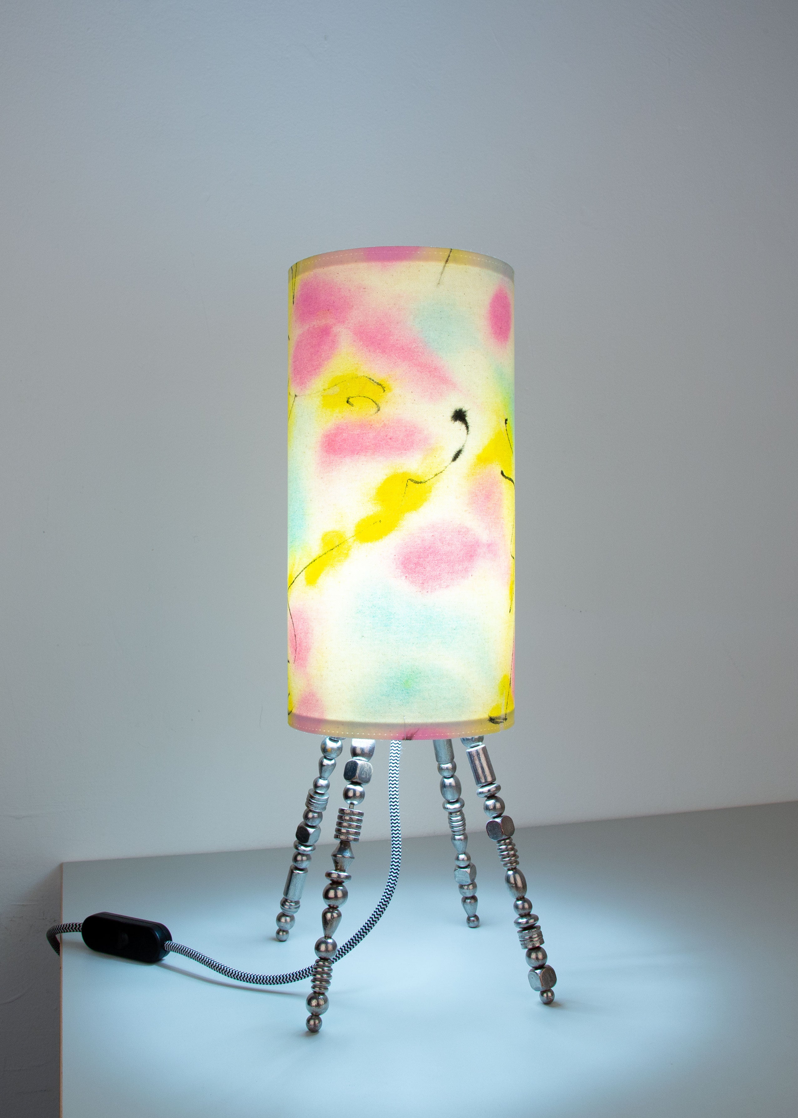 lamp 05 // hand-painted fabrics