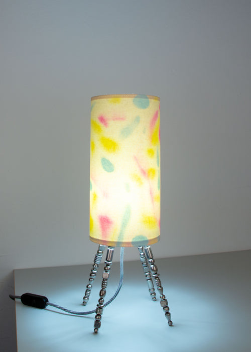 lamp 02 // hand-painted fabrics