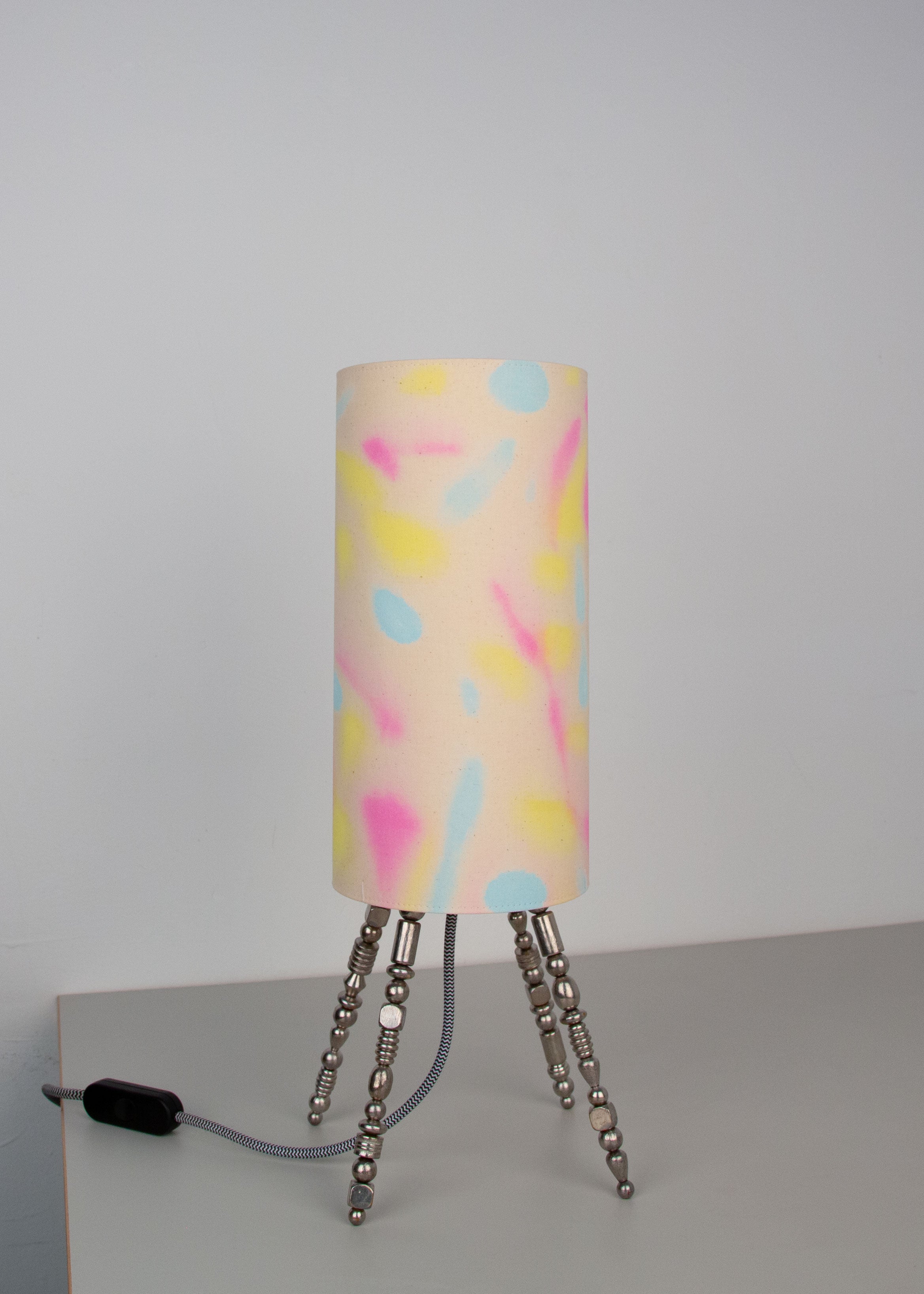 lamp 02 // hand-painted fabrics