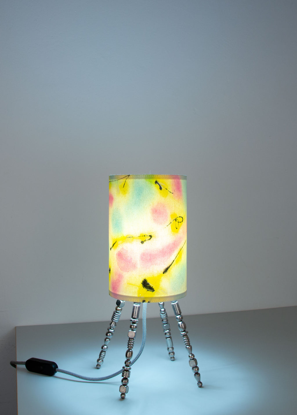 lamp 01 // hand-painted fabrics