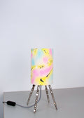 pastel love lamp 01 // hand-painted fabrics