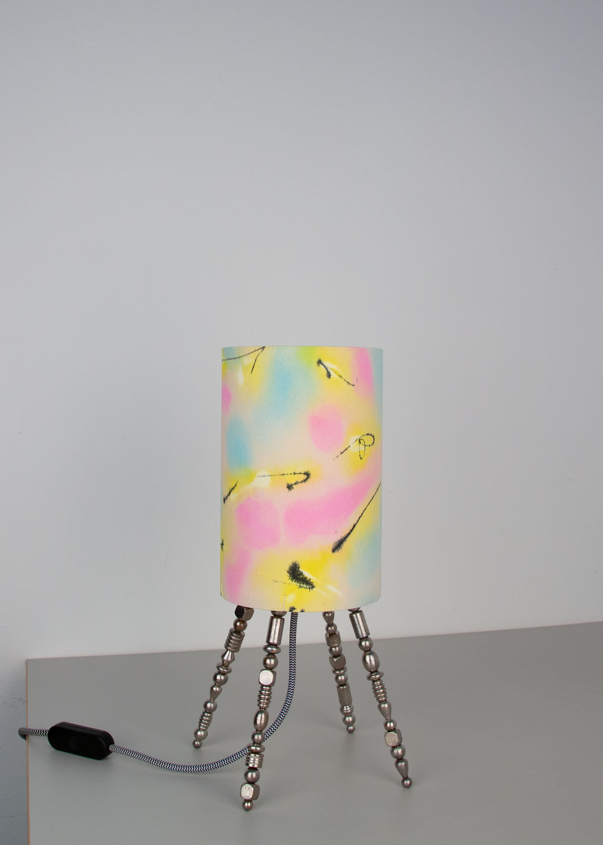 lamp 01 // hand-painted fabrics