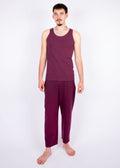 tank top // hibiscus red