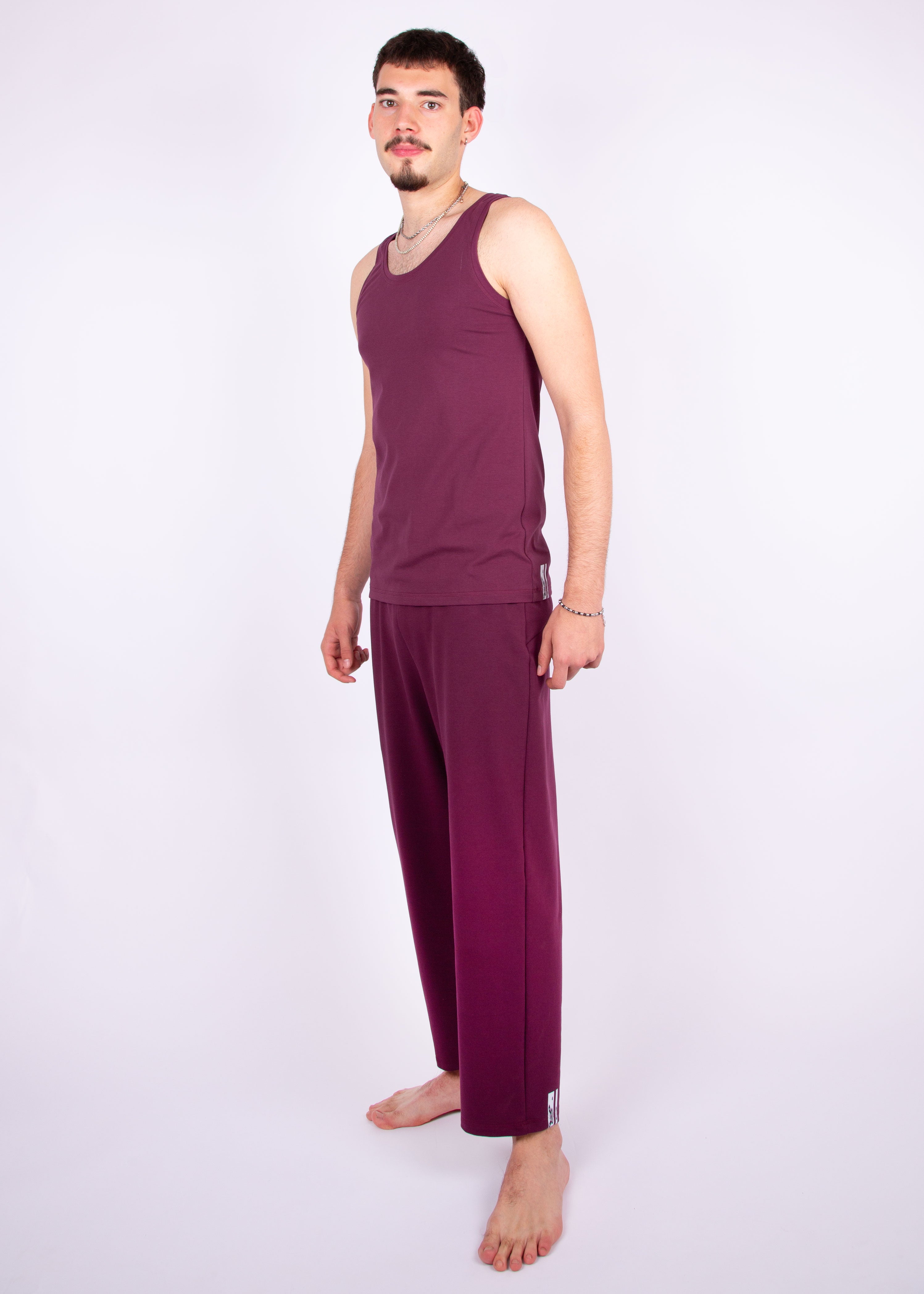 tank top // hibiscus red