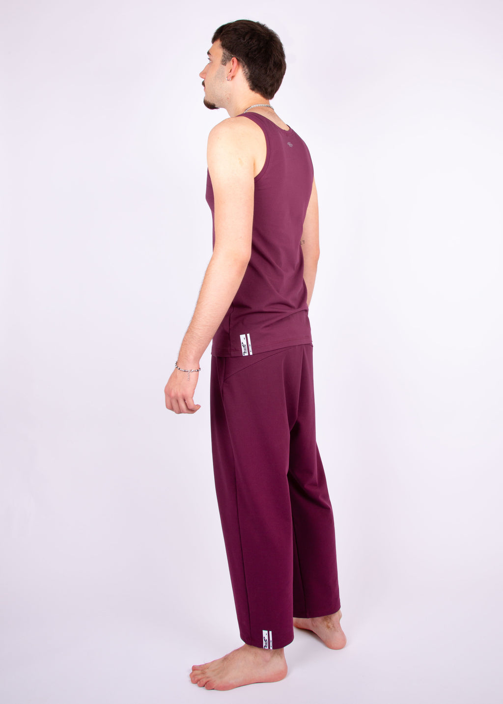 tank top // hibiscus red