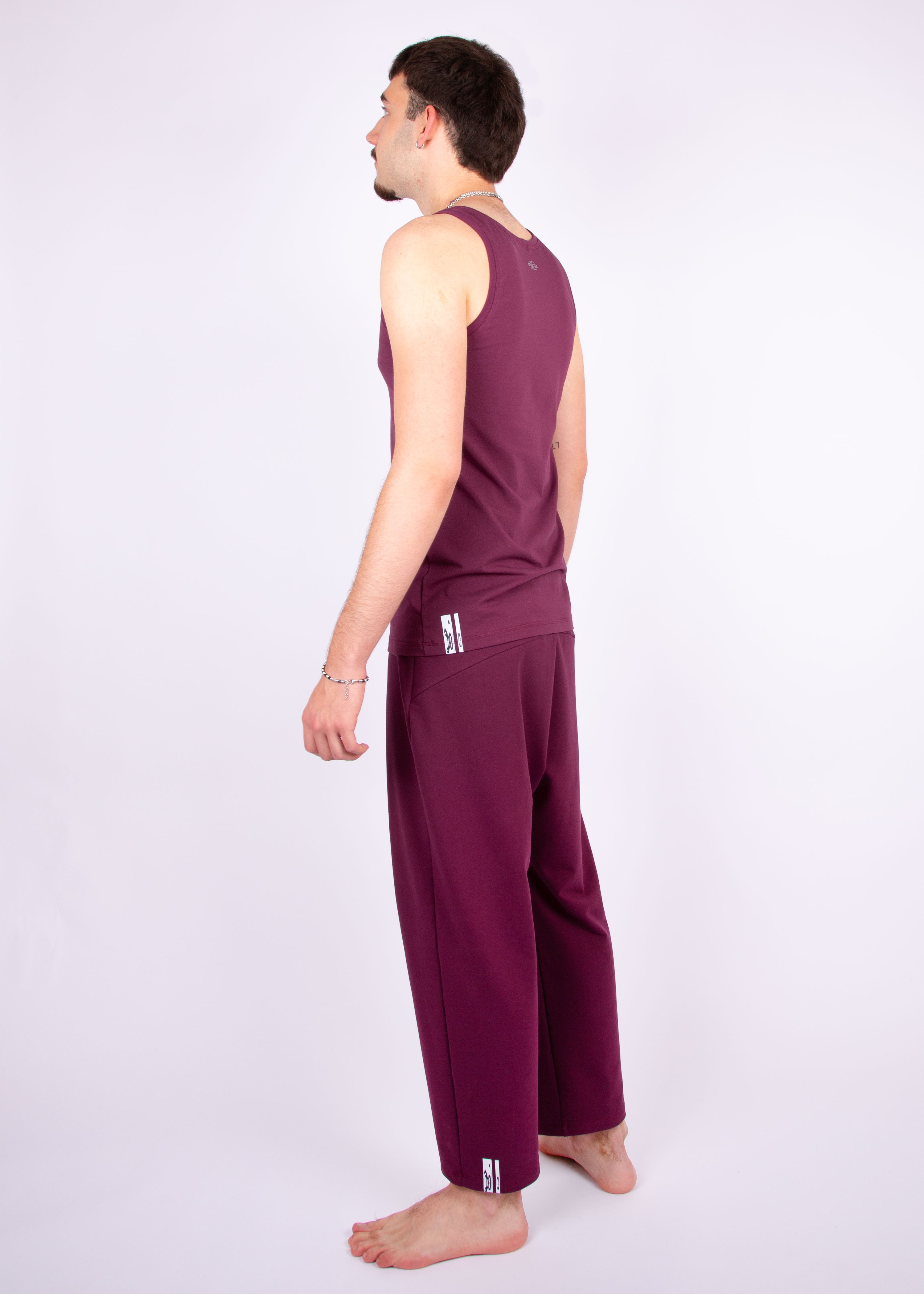 tank top // hibiscus red