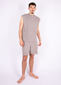 oversize shirt // dolphin grey