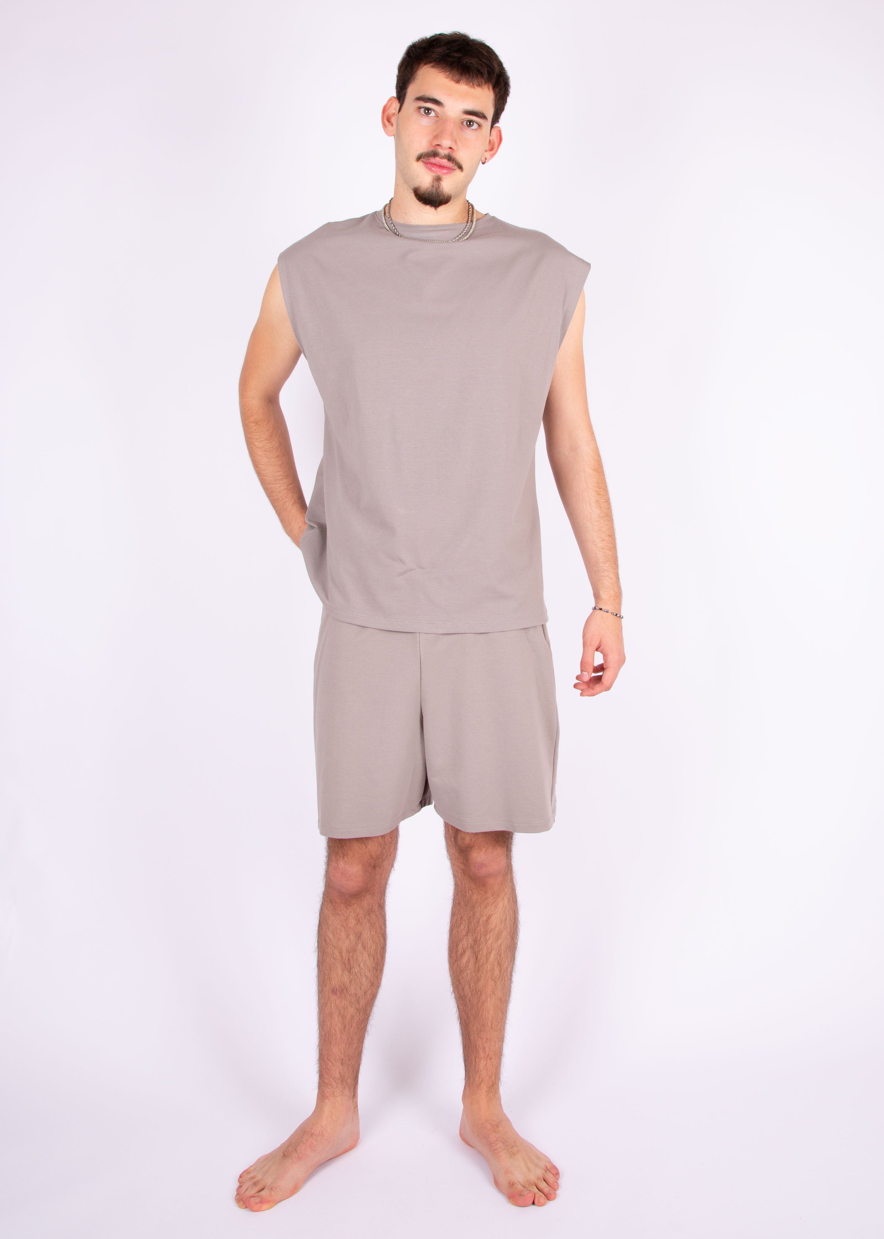 oversize shirt // dolphin grey