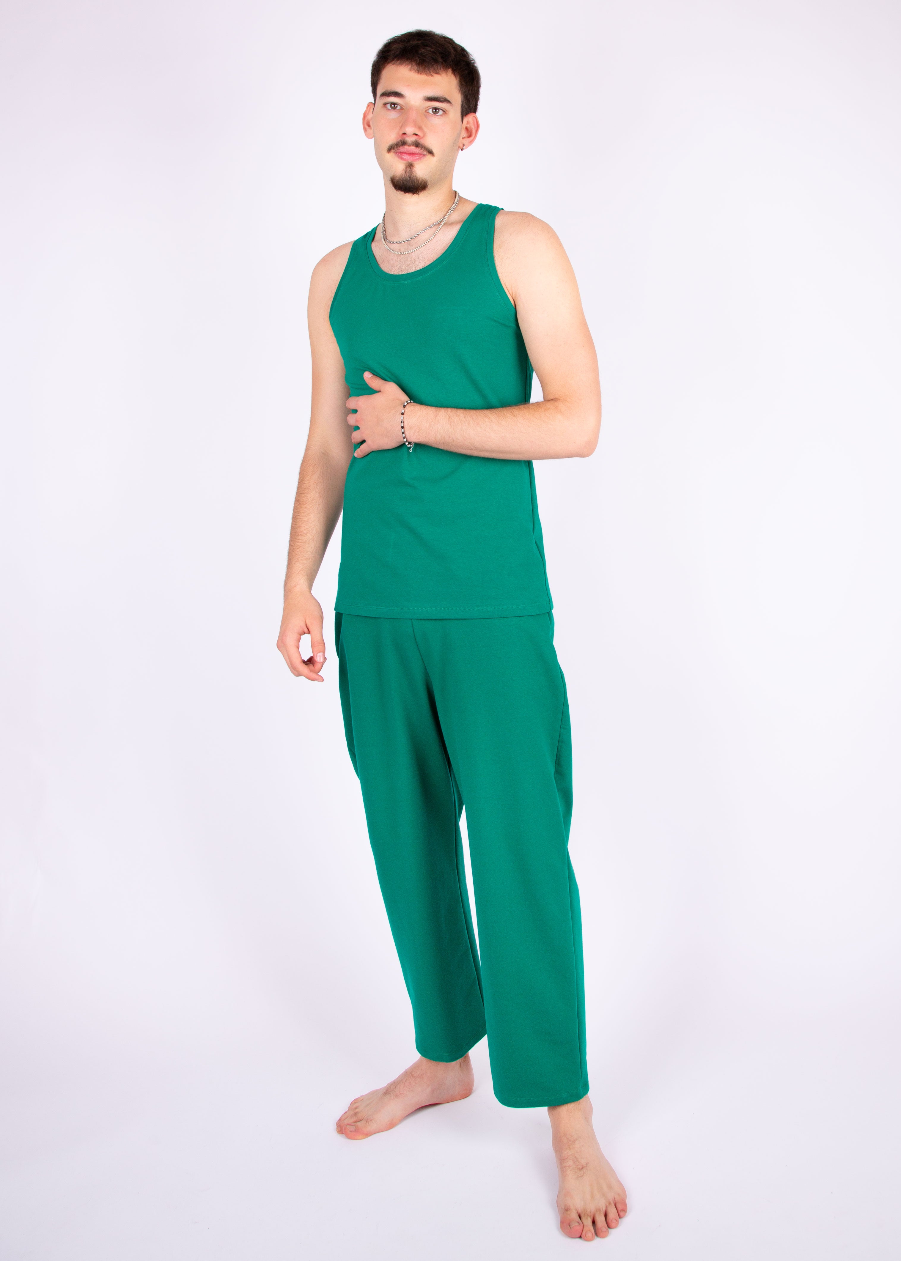 tank top // emerald green