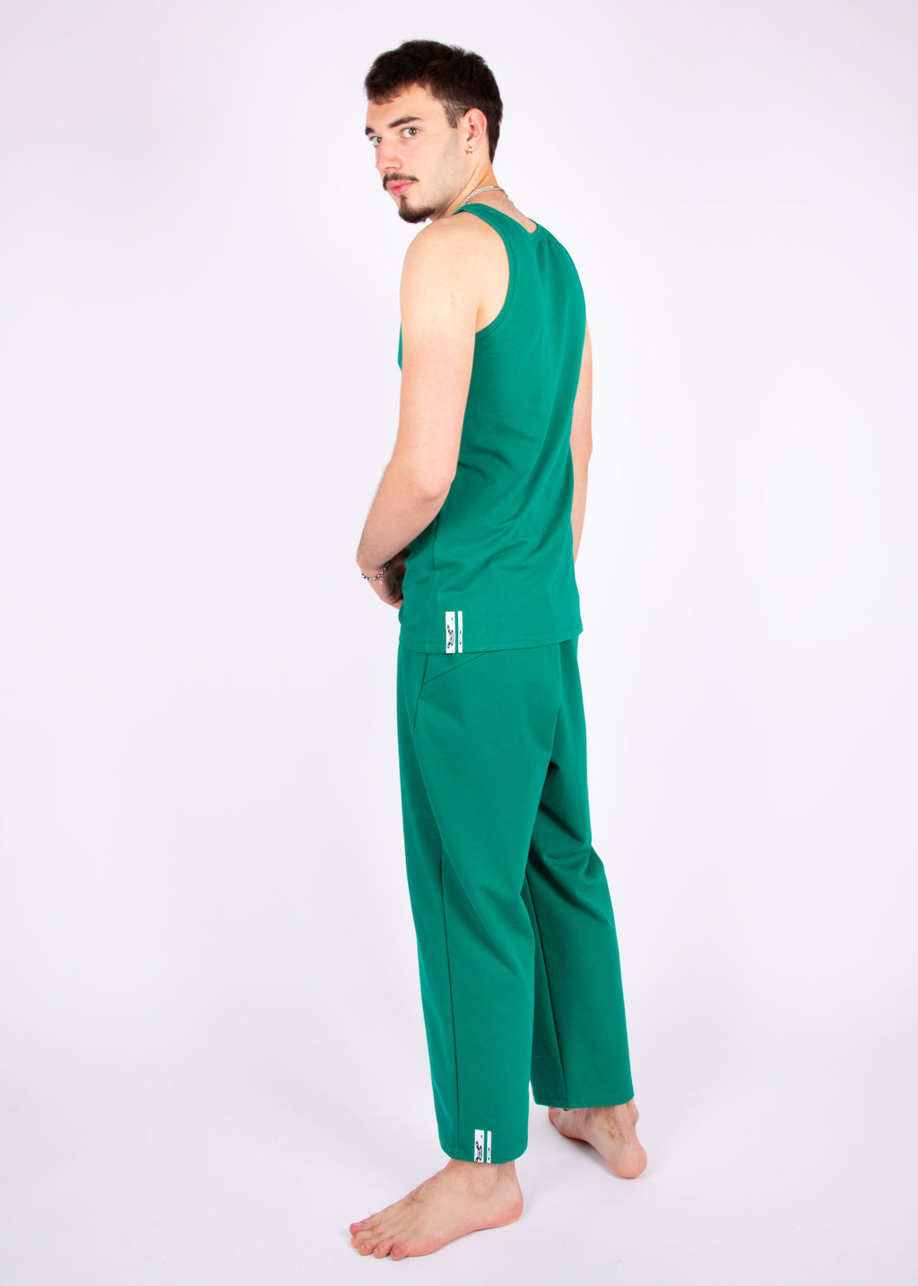 tank top // emerald green