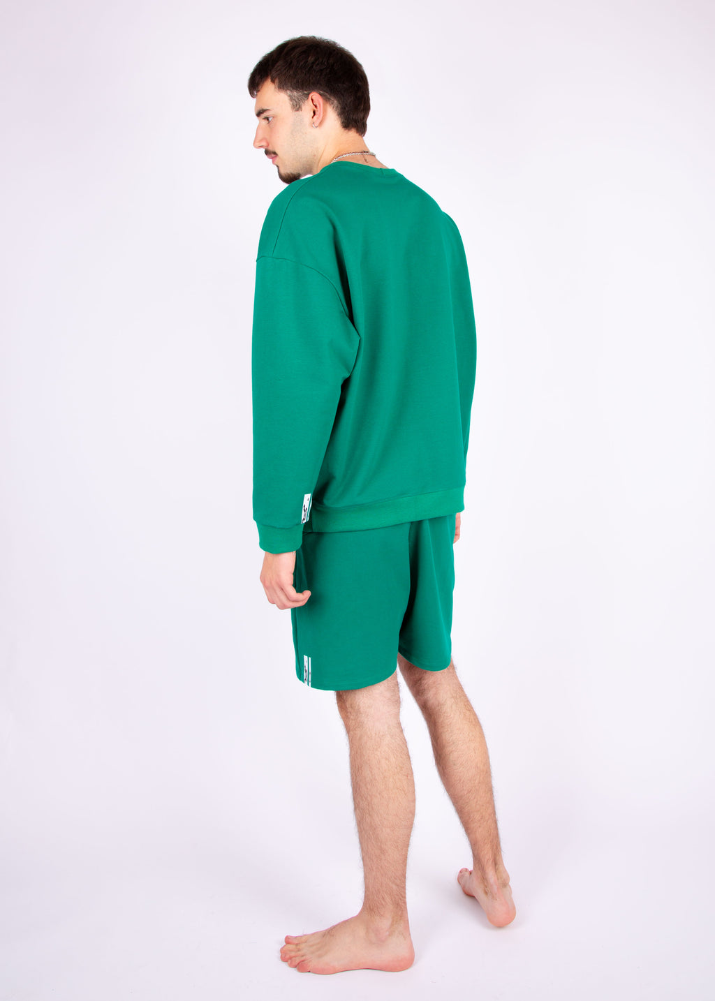 sweater // emerald green
