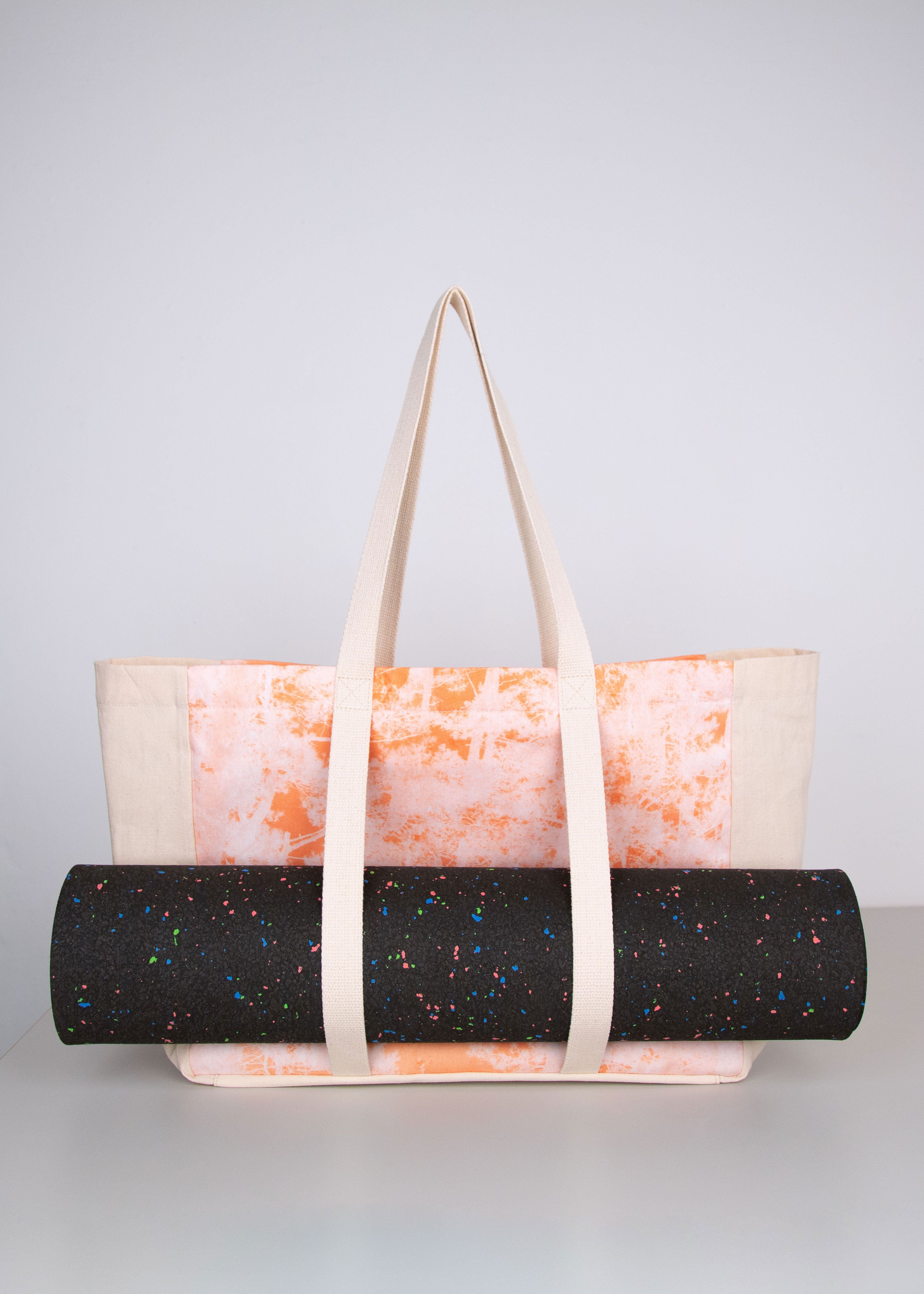 yoga sports bag // waldbaden print