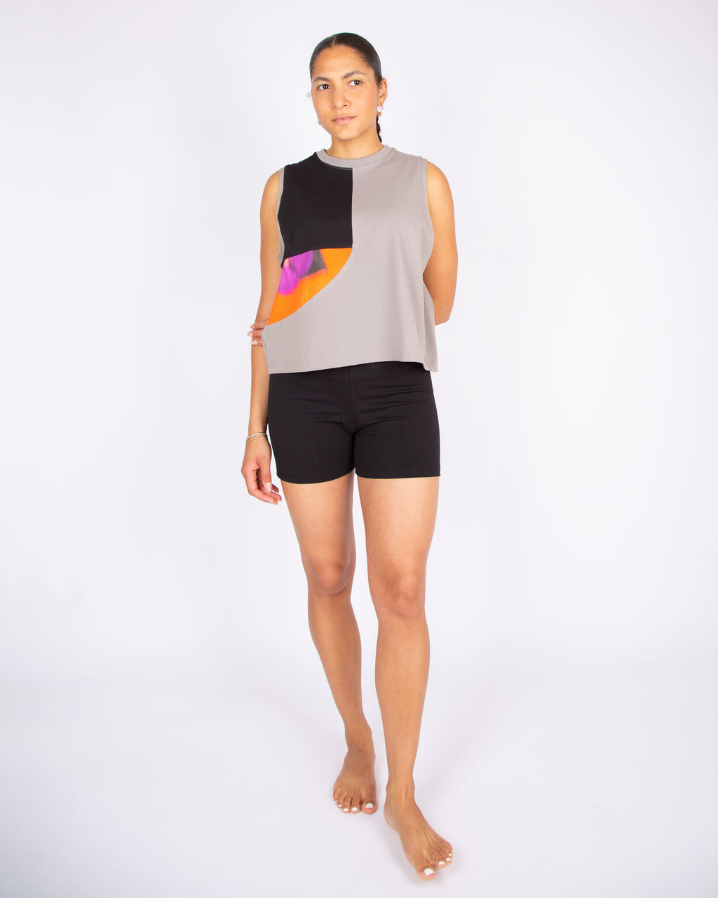 TSOI _ floripa print, black, clay