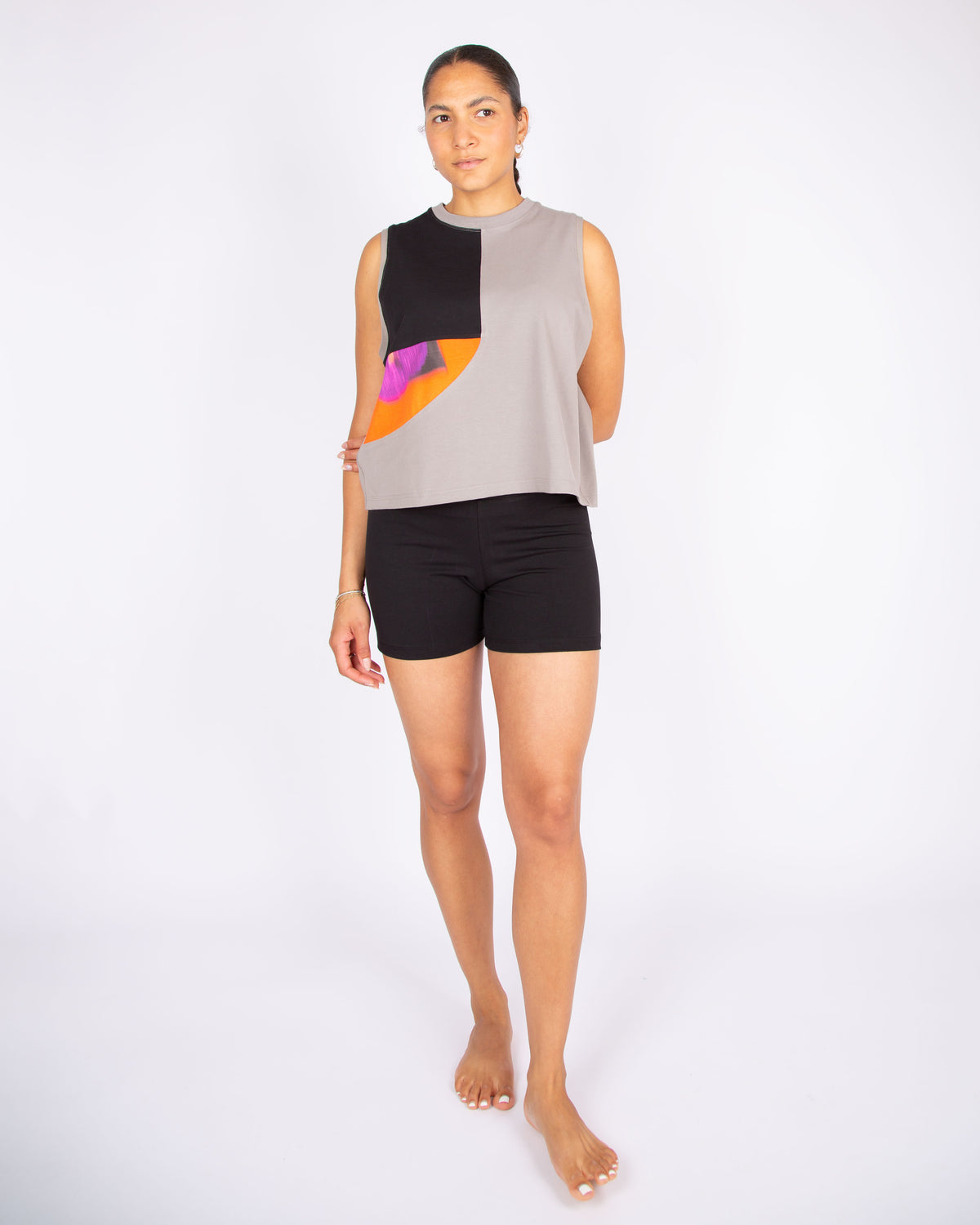 TSOI _ floripa print, black, clay