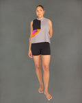 TSOI _ floripa print, black, clay